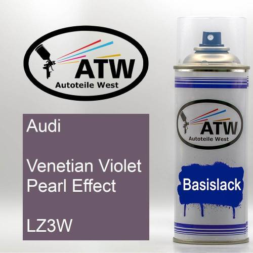 Audi, Venetian Violet Pearl Effect, LZ3W: 400ml Sprühdose, von ATW Autoteile West.